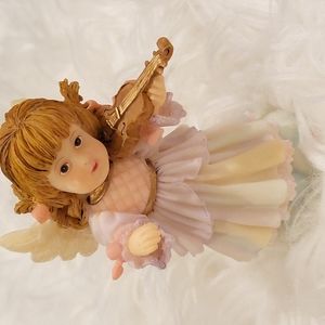 Loving Thoughts Cherubim "Make a joyful sound" Amanda #62473 angel with violin
